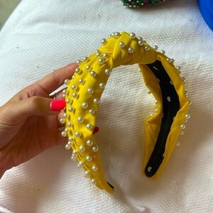 LELE SADOUGHI x STONEY CLOVER LANE HEADBAND in LEMON